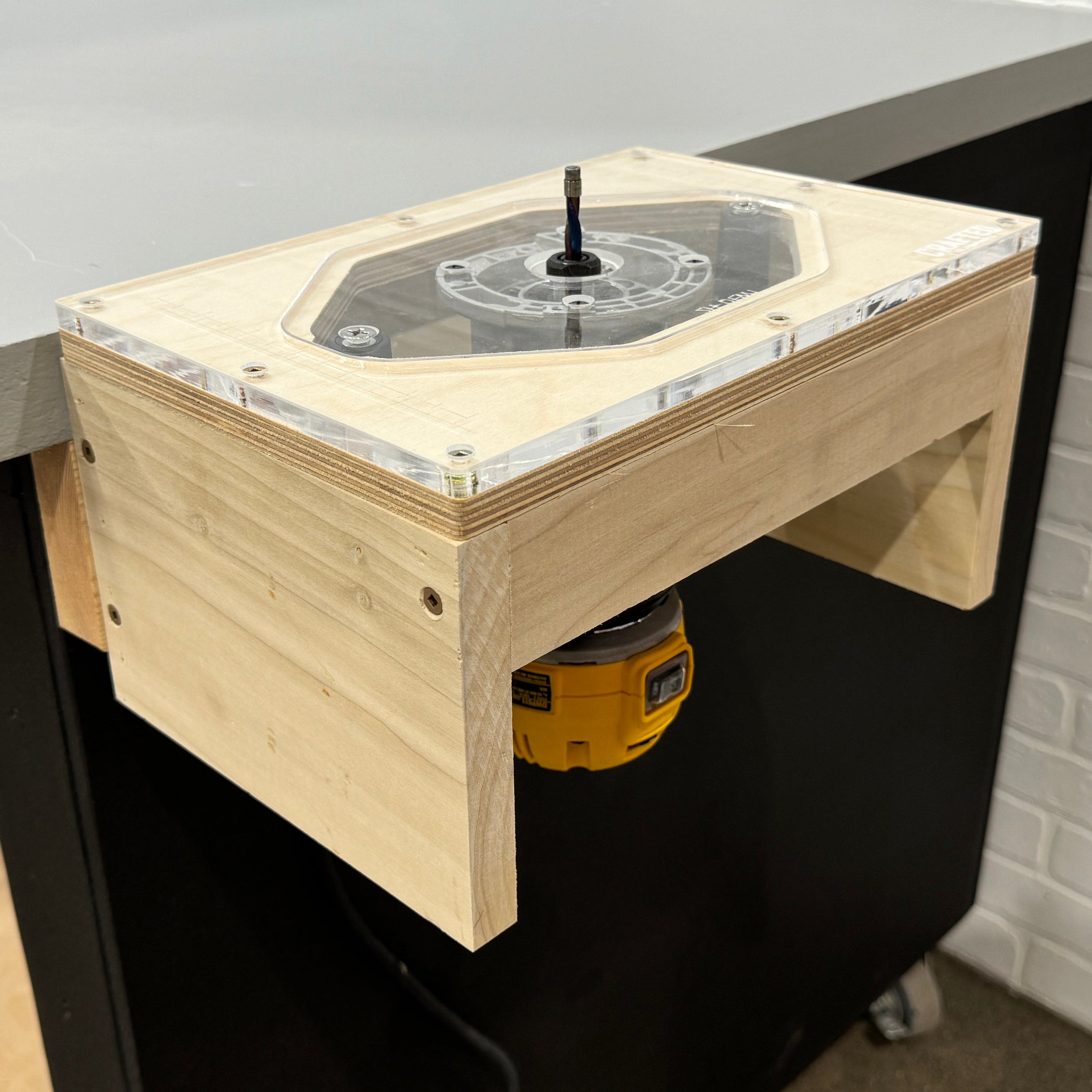 Swappable Palm/Trim Router Table Plate For Dual Handle Router Base ...