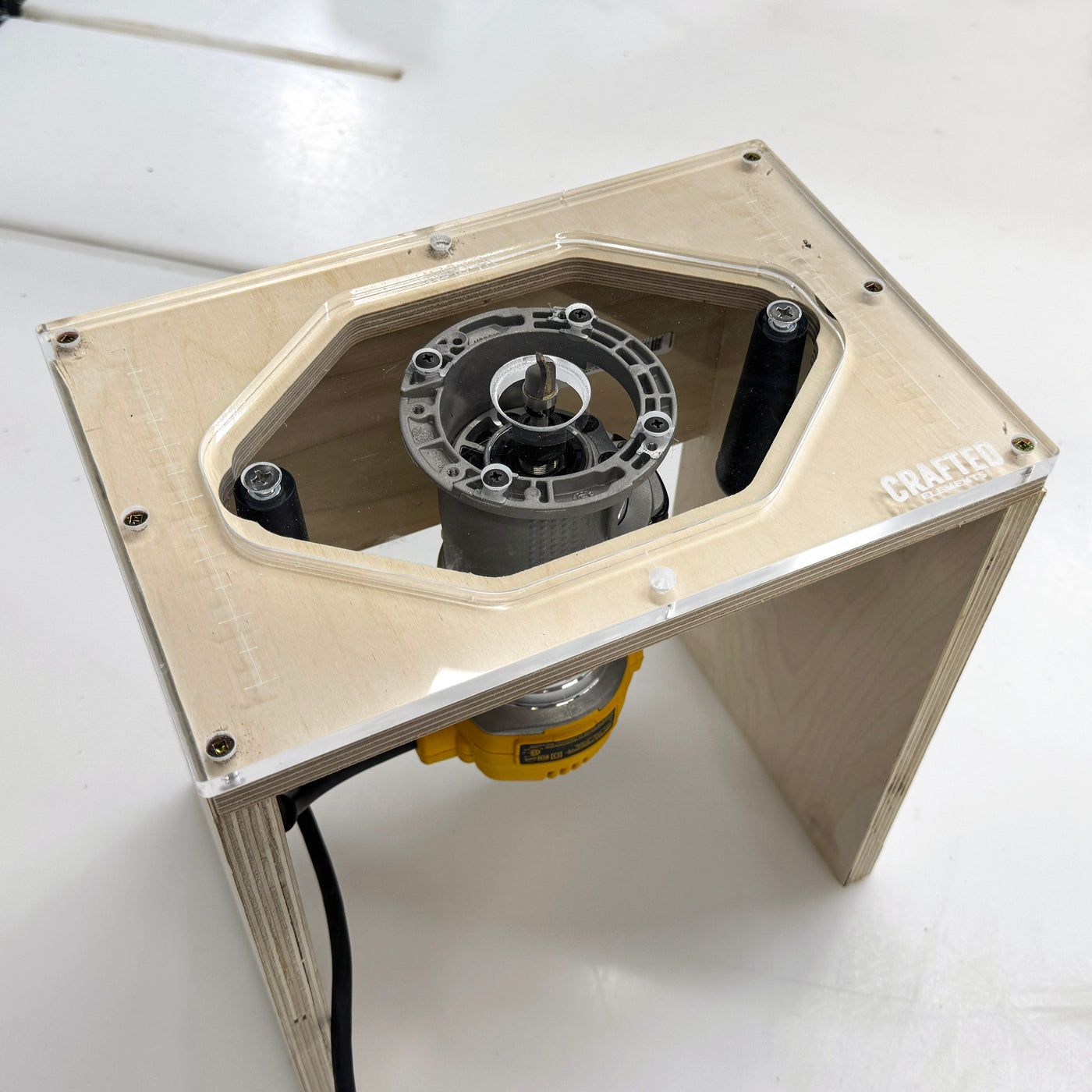 Swappable Palm/Trim Router Table Plate For Dual Handle Router Base ...