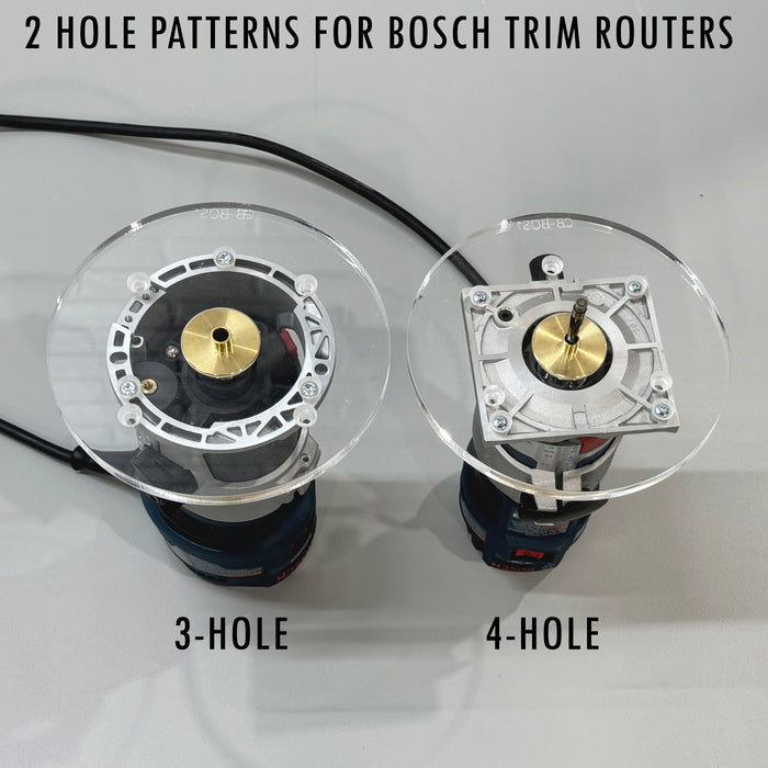 Bosch Colt (PR10E/PR20EVS/GKF125CEN) Palm/Trim Router Base Plate - 6" Round