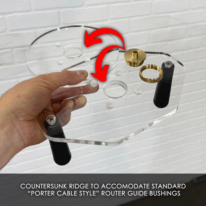 Dewalt (DWP611/DCW600B) Palm/Trim Router Base Plate - 6