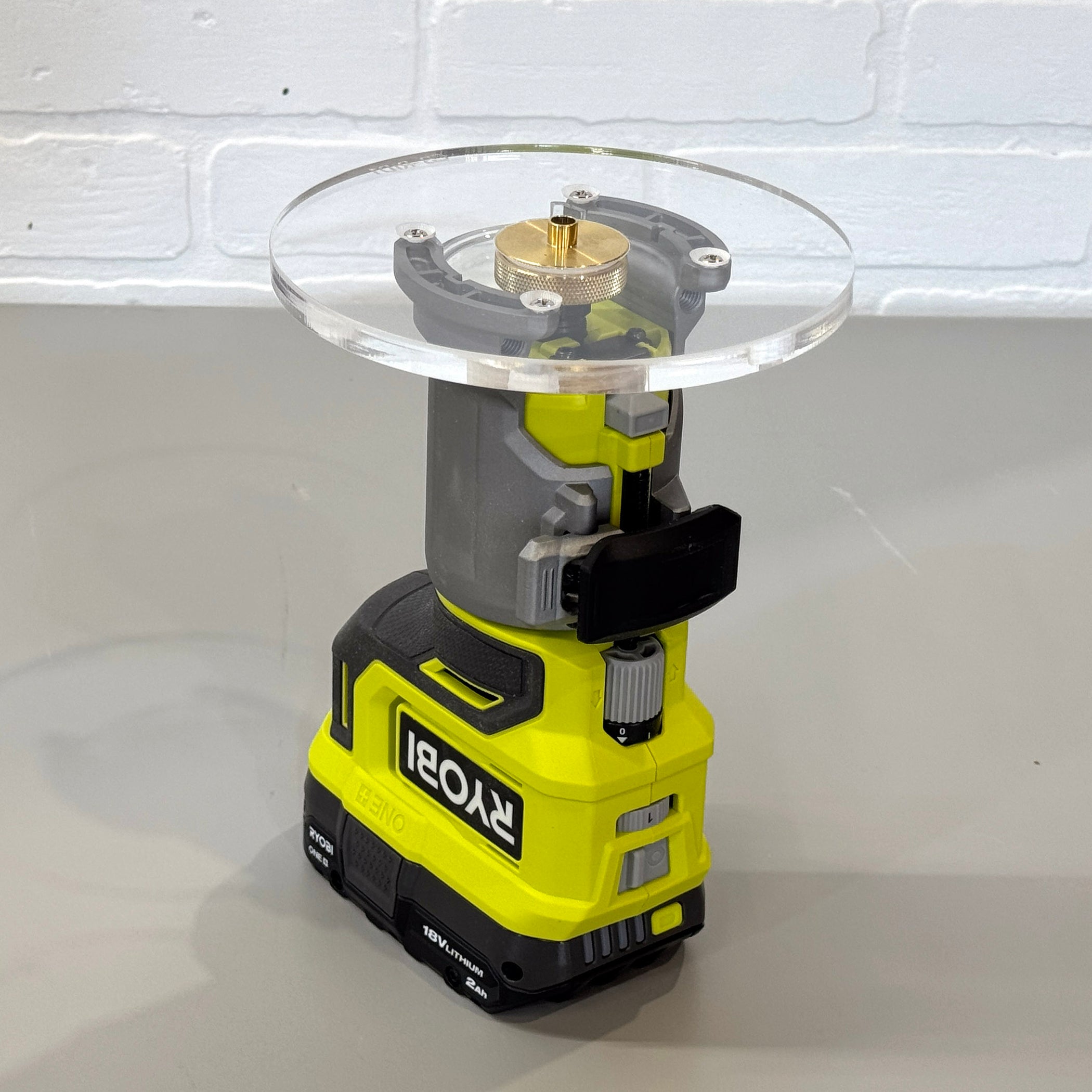 Angled Trim Router Base Ryobi One+ (P601/PCL424B/PBLRR01) Palm/Trim Router Base Plate - 6