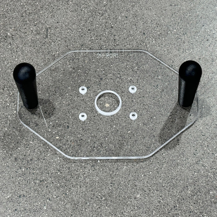 Porter Cable Router Guide Plate Porter Cable (PCE6430/PCE6435) Palm/Trim Router Base Plate - Two Handl ...