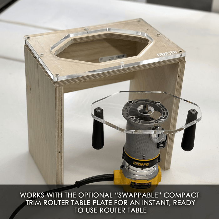 Dewalt (DWP611/DCW600B) Palm/Trim Router Base Plate - Two Handle ...