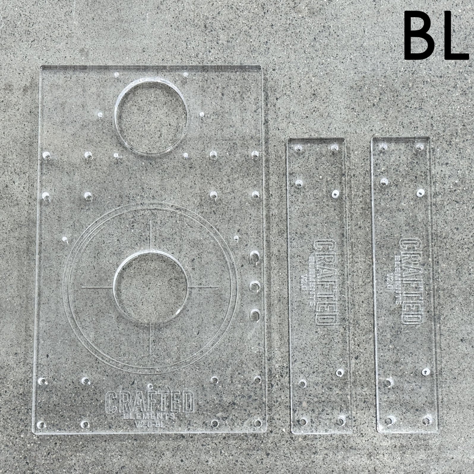 Router Sled Acrylic Router Base & Brackets — Crafted Elements