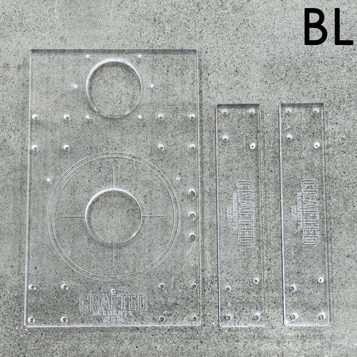 Router Sled Acrylic Router Base & Brackets