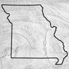 13.15x12.0" State Of Missouri Acrylic Router Template