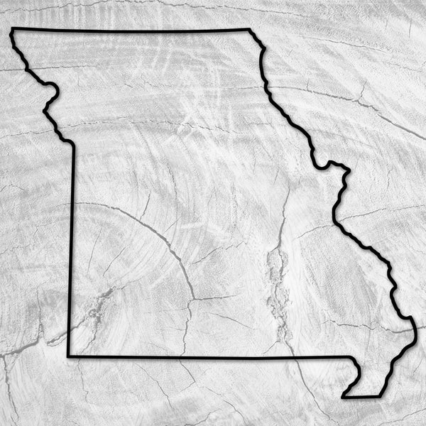 13.15x12.0" State Of Missouri Acrylic Router Template
