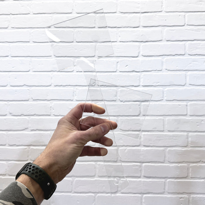 13.75x4.75" Wood Hammer / Mallet 1 Acrylic Router Template