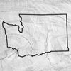 15.75x10.15" State Of Washington Acrylic Router Template