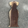 15.75x6.5" Dog Shaped Serving Board Acrylic Router Template