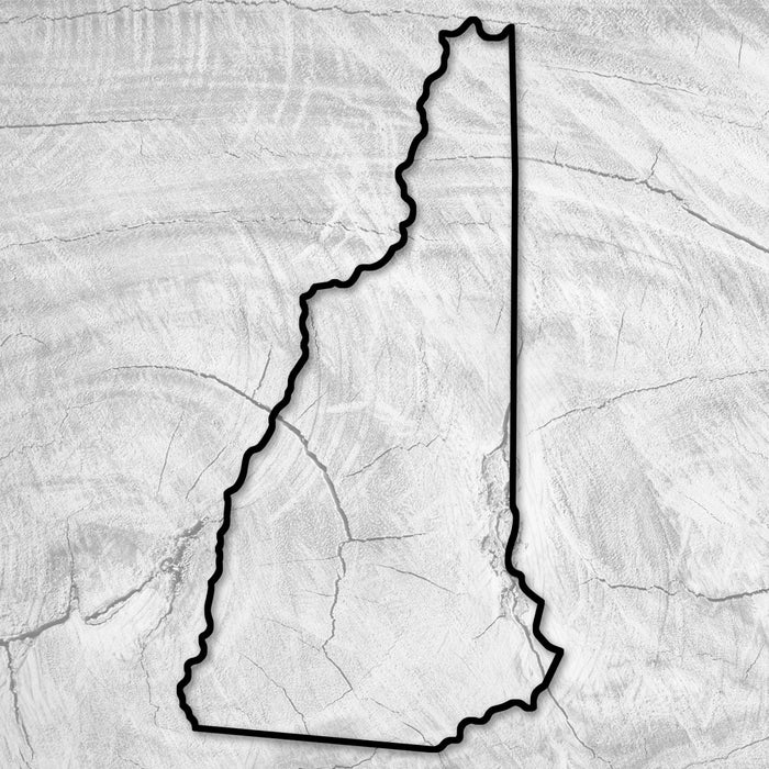 15.75x8.2" State Of New Hampshire Acrylic Router Template