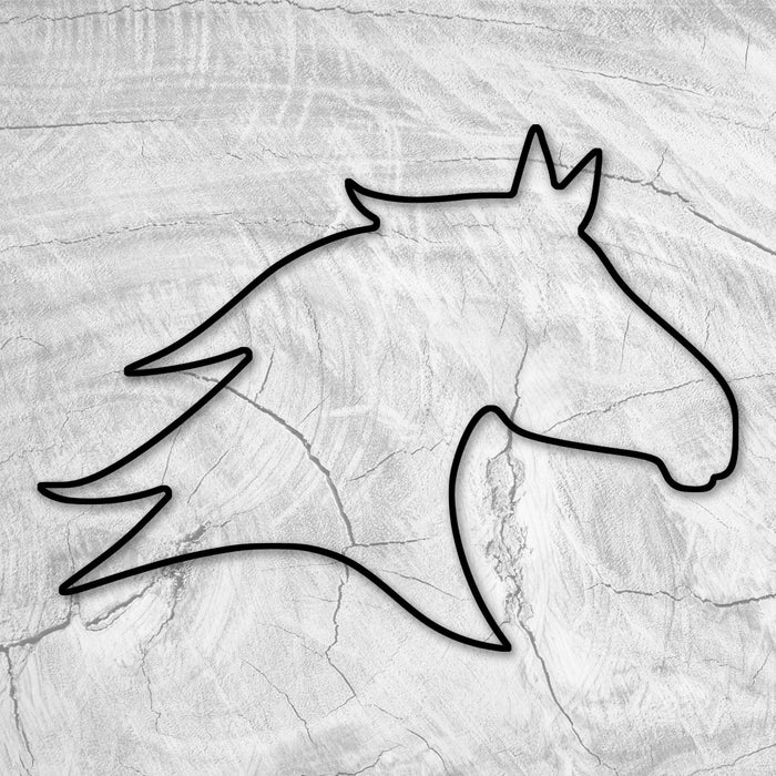 16x12" Horse Head 2 Acrylic Router Template