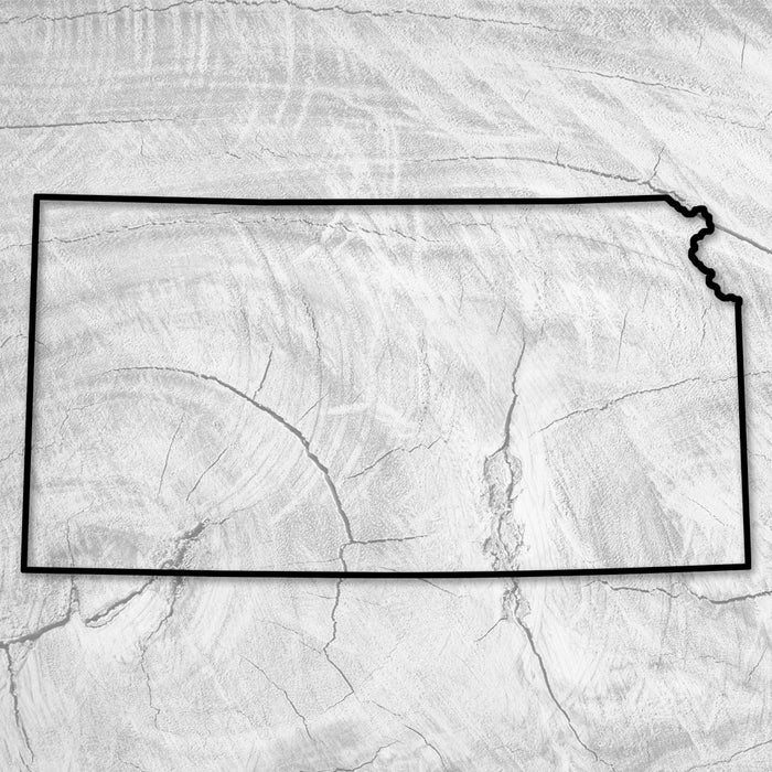 16x8.4" State Of Kansas Acrylic Router Template