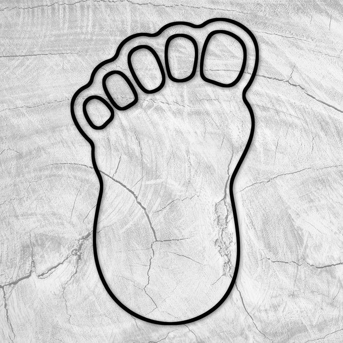 16x9.75" Bigfoot / Yeti / Sasquatch Footprint Acrylic Router Template