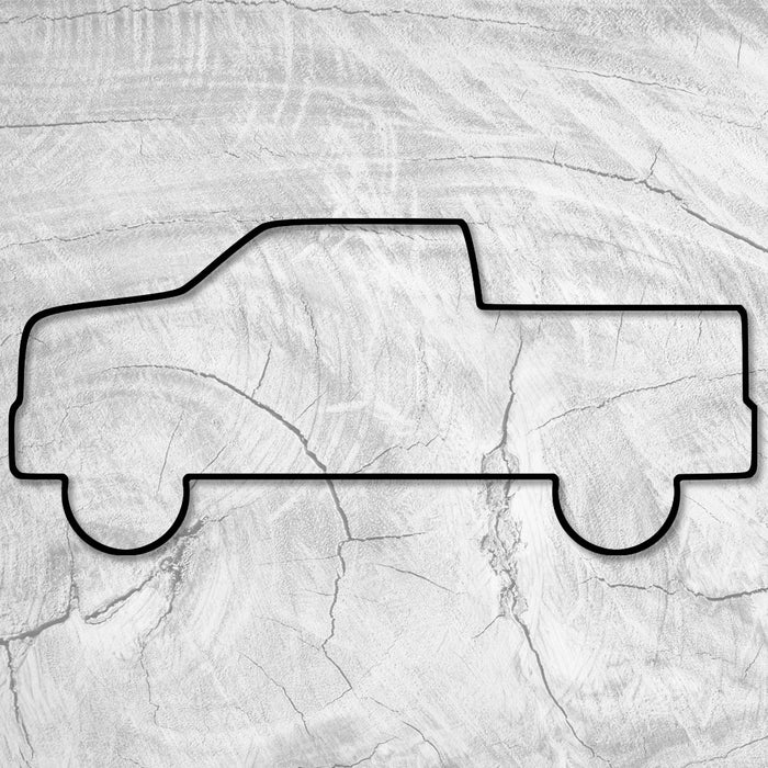 18.0x8.0" Pickup Truck Serving Board Acrylic Router Template