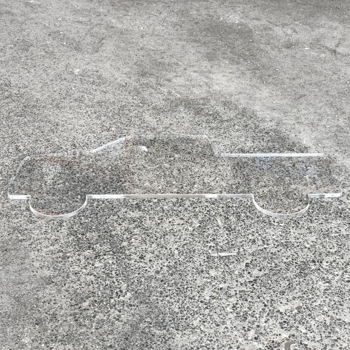 18.0x8.0" Pickup Truck Serving Board Acrylic Router Template