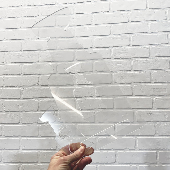 18.0x8.5" Stanley Cup Hockey Trophy Board & Bottle Opener Acrylic Router Template