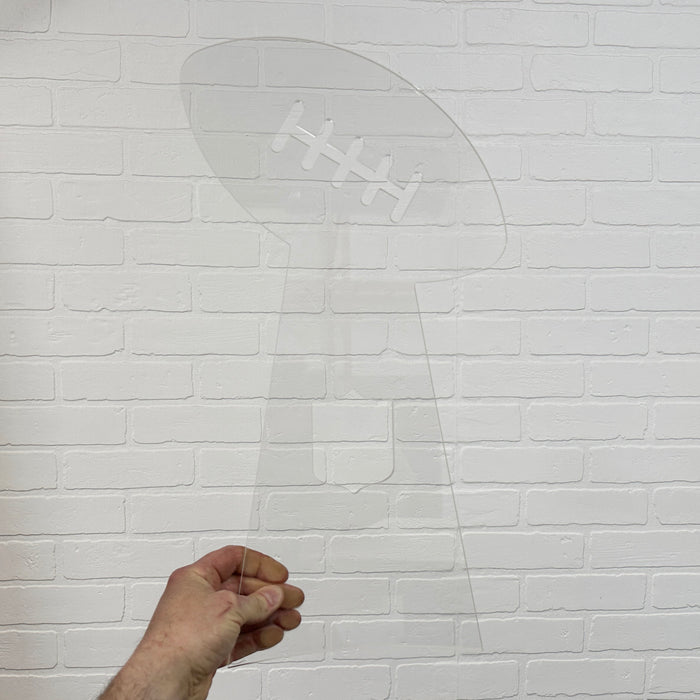 19.75x10.5" Vince Lombardi NFL Trophy Board Acrylic Router Template