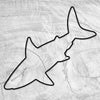 20x10" Sharkcuterie Board Shark Shaped Acrylic Router Template