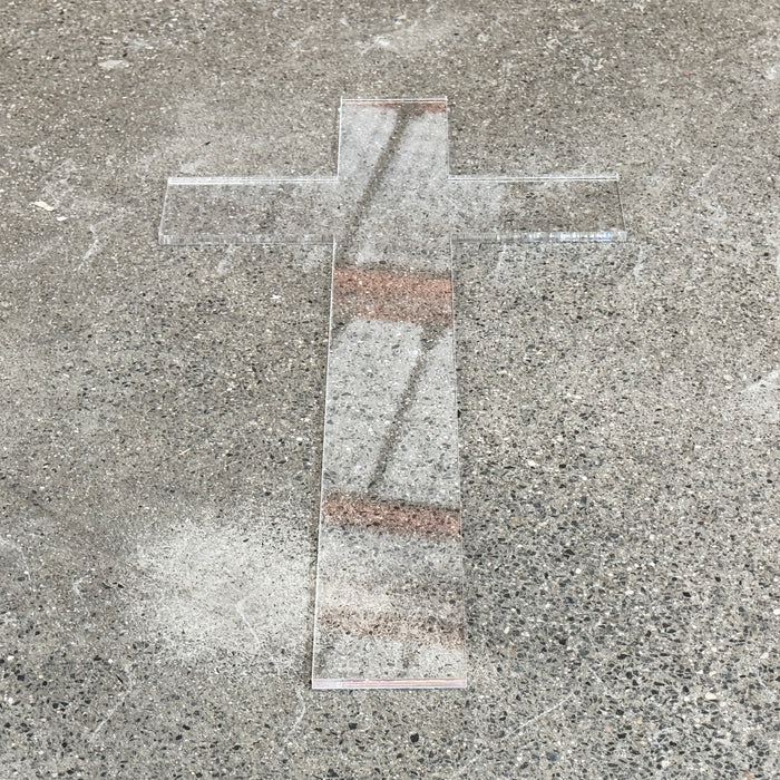 20x10" Large Cross Acrylic Router Template