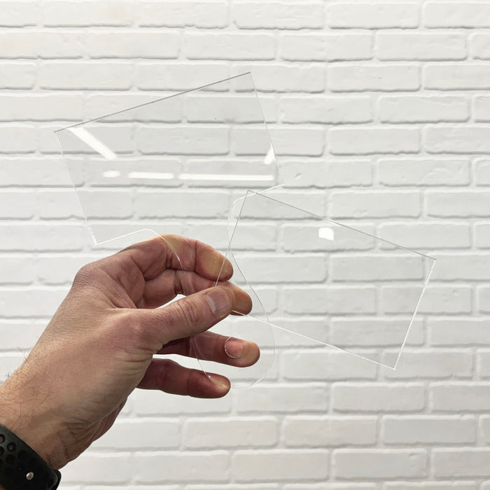 7.4x5.0" Stubby Wood Hammer / Mallet 2 Acrylic Router Template