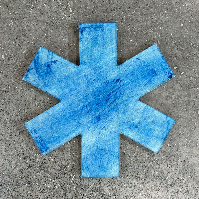 15.75x15.6" Paramedic Star Of Life Acrylic Router Template [Limited Edition]