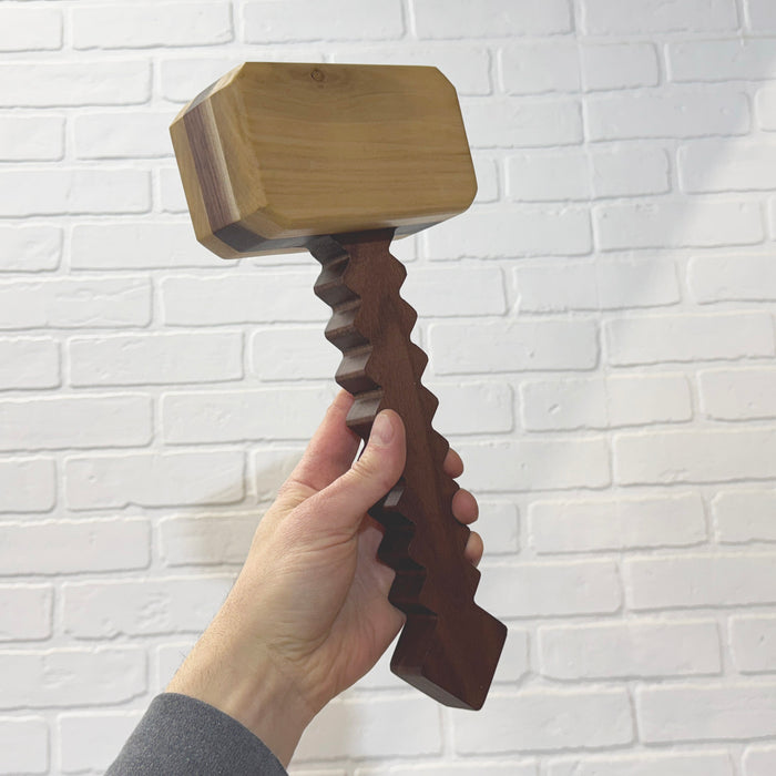 12.6x5.5" Minecraft Hammer / Mallet Acrylic Router Template [Limited Edition]