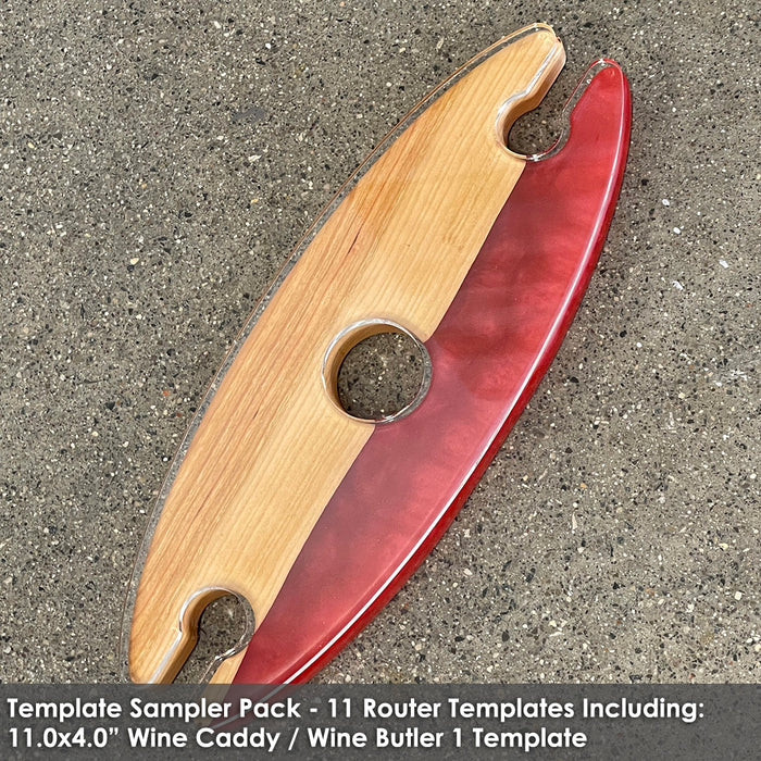 Router Templates 11 Pack - Woodworking Project Acrylic Templates ...