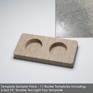 Meta Ice Pack Router Project Router Templates 11 Pack - Woodworking Project Acrylic Templates ...
