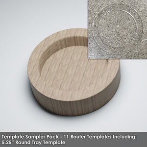 Meta Ice Pack Router Project Router Templates 11 Pack - Woodworking Project Acrylic Templates ...