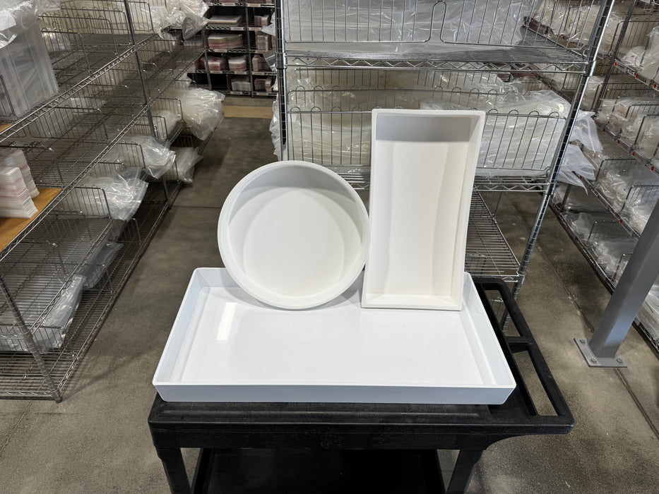 Grade B #3 - Lot Of 3 Plastic/HDPE Molds