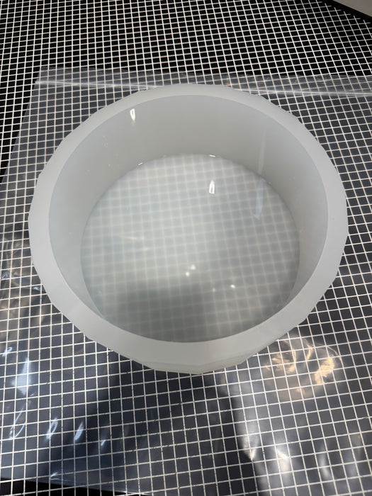 Grade B #3 - 8x3" Cylinder Silicone Mold For Epoxy Resin - Woodturning & Deep Casting Mold