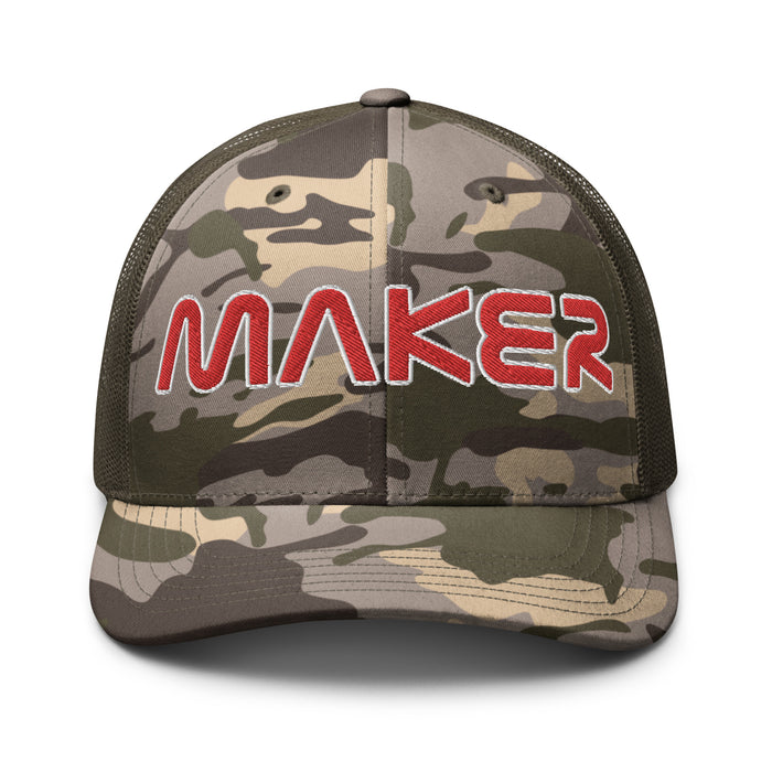 Maker NASA Style Camo Hat