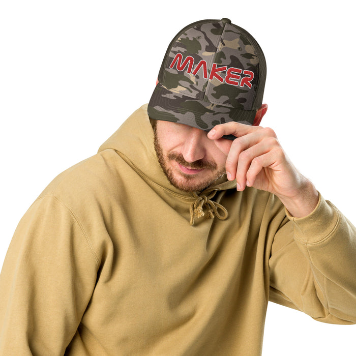 Maker NASA Style Camo Hat