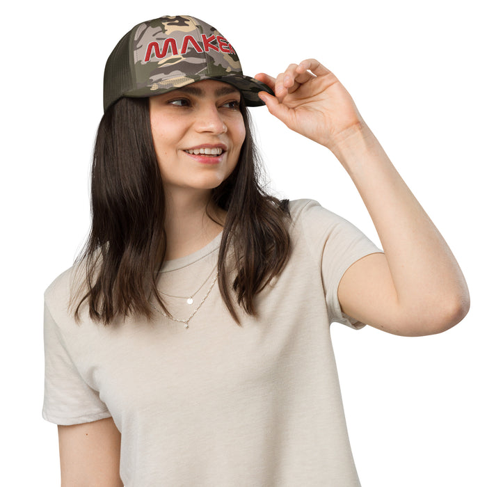 Maker NASA Style Camo Hat