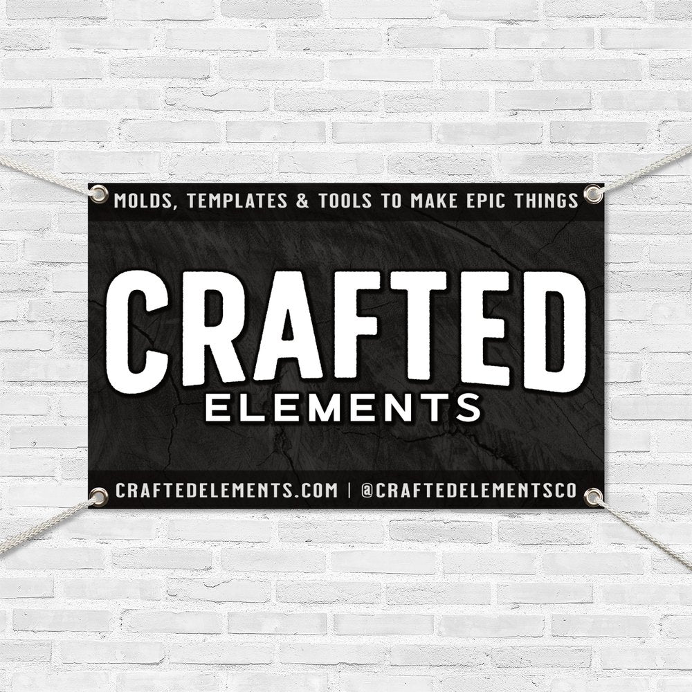 Crafted Elements Promotional Wall Banner - 2.5x4'