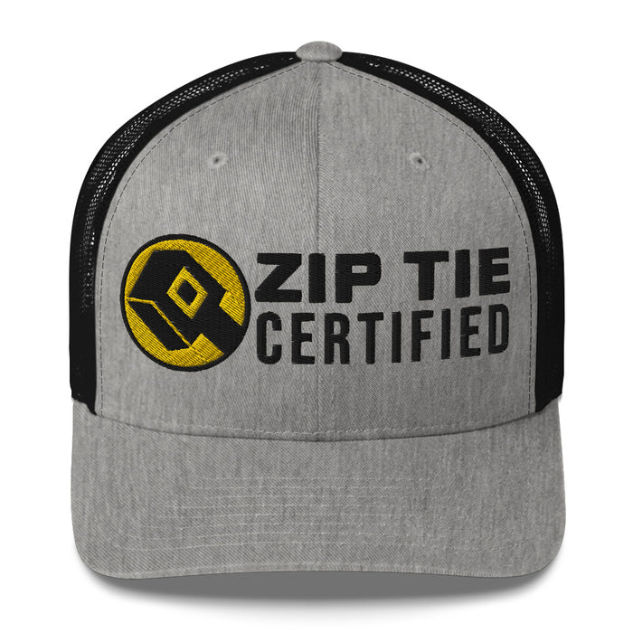 Zip Tie Certified Trucker Cap Hat