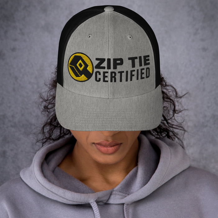 Zip Tie Certified Trucker Cap Hat