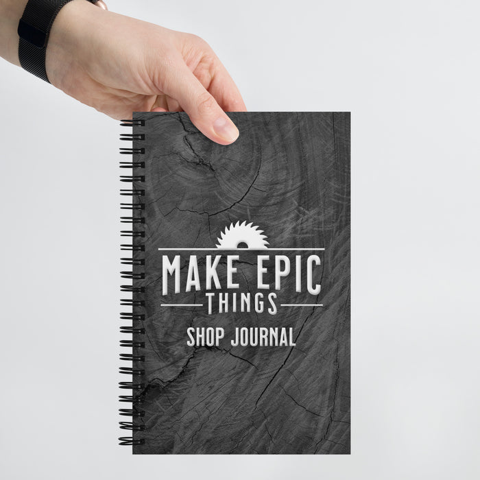 Make Epic Things Spiral Bound Shop Journal — Crafted Elements