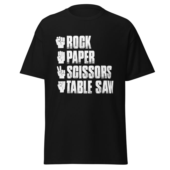 Rock, Paper, Scissors, Table Saw Tee