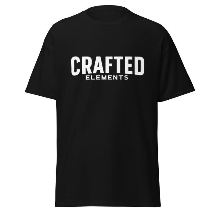 Crafted Elements White Logo Tee