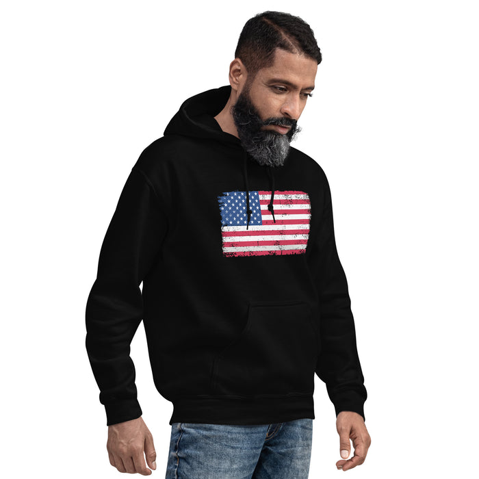 USA Vintage Flag Hoodie