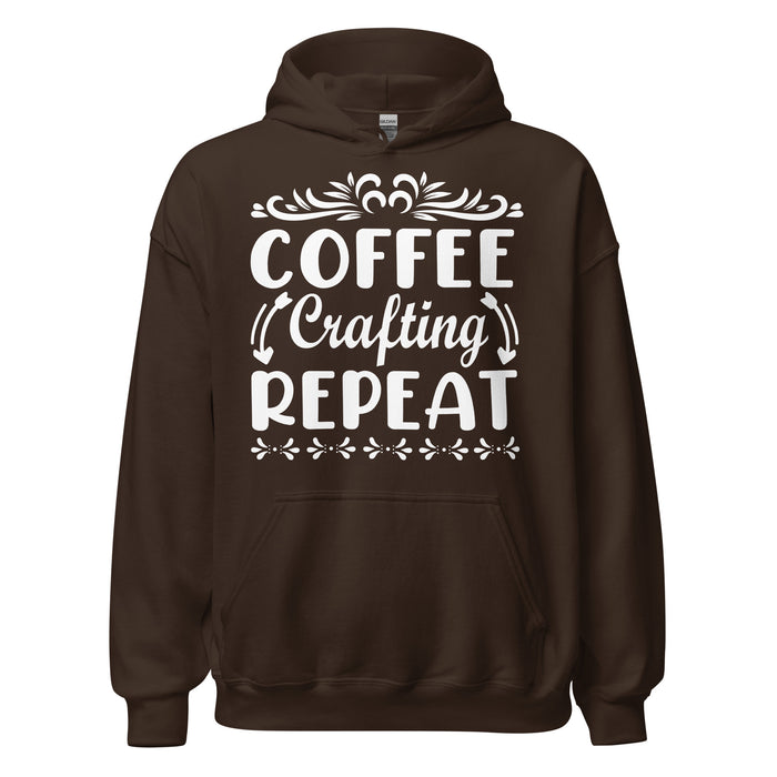 Coffee. Crafting. Repeat. Hoodie