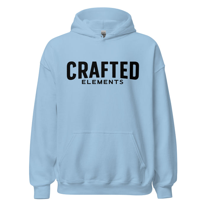 Crafted Elements Black Logo Hoodie