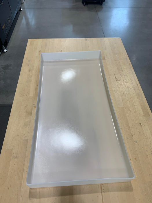 GRADE B - 36x18x3" HDPE Plastic Mold For Epoxy Resin - Small River Table Form