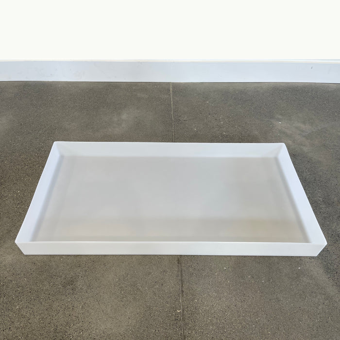 36x18x3" HDPE Plastic Mold For Epoxy Resin - Small River Table Form