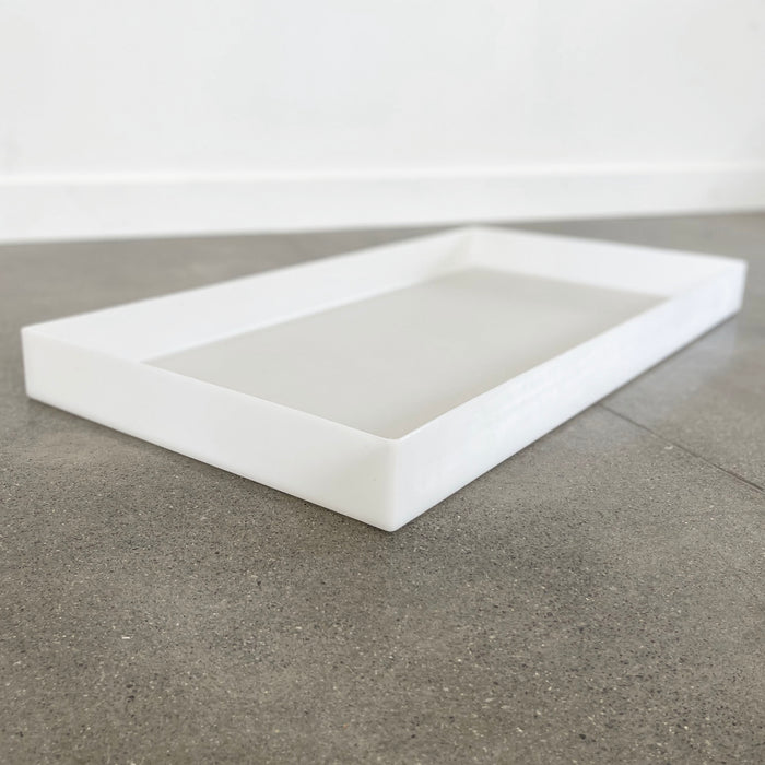 36x18x3" HDPE Plastic Mold For Epoxy Resin - Small River Table Form