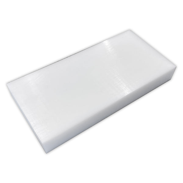 HDPE 12x6x1.5" Filler Block For 24x12x1.5" Silicone Mold