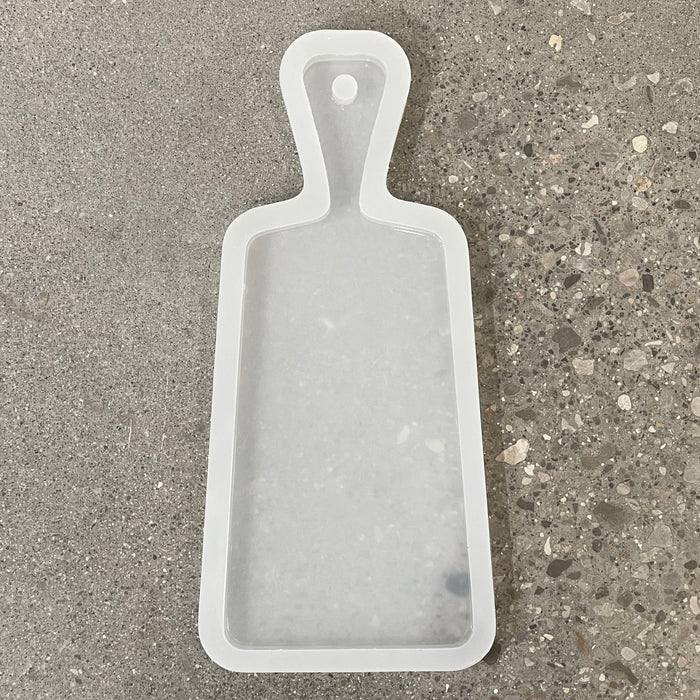 15.75x6.5x1" Flared Paddle Cheese Board Silicone Mold - Small Serving Board Mold