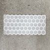 3/4" Penny Round Mosaic Tile Silicone Mold - 50 Circles x 1/4" Deep